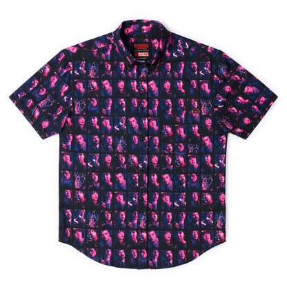 RSVLTS Stranger Things Short Sleeve Shirt Stranger Things "Heroes of Hawkins" – KUNUFLEX Short Sleeve Shirt Stranger Things "Heroes of Hawkins" – KUNUFLEX Short Sleeve Shirt