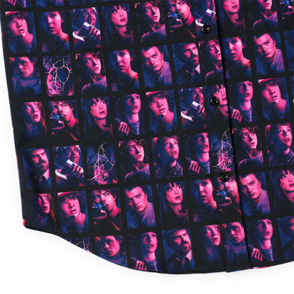 RSVLTS Stranger Things Short Sleeve Shirt Stranger Things "Heroes of Hawkins" – KUNUFLEX Short Sleeve Shirt Stranger Things "Heroes of Hawkins" – KUNUFLEX Short Sleeve Shirt