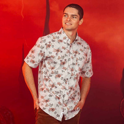 RSVLTS Stranger Things Short Sleeve Shirt Stranger Things "R... U... N..." – KUNUFLEX Short Sleeve Shirt Stranger Things "R... U... N..." – KUNUFLEX Short Sleeve Shirt