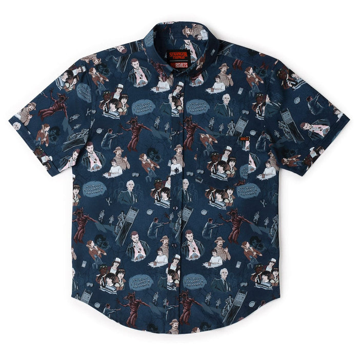 RSVLTS Stranger Things Short Sleeve Shirt Stranger Things "Something is Coming" – KUNUFLEX Short Sleeve Shirt Stranger Things "Something is Coming" – KUNUFLEX Short Sleeve Shirt