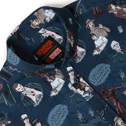 RSVLTS Stranger Things Short Sleeve Shirt Stranger Things "Something is Coming" – KUNUFLEX Short Sleeve Shirt Stranger Things "Something is Coming" – KUNUFLEX Short Sleeve Shirt