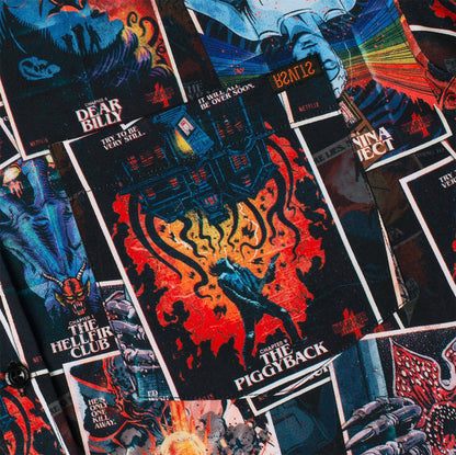 RSVLTS Stranger Things Short Sleeve Shirt Stranger Things "The Art of Four" – KUNUFLEX Short Sleeve Shirt Stranger Things "The Art of Four" – KUNUFLEX Short Sleeve Shirt