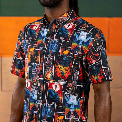 RSVLTS Stranger Things Short Sleeve Shirt Stranger Things "The Art of Four" – KUNUFLEX Short Sleeve Shirt Stranger Things "The Art of Four" – KUNUFLEX Short Sleeve Shirt