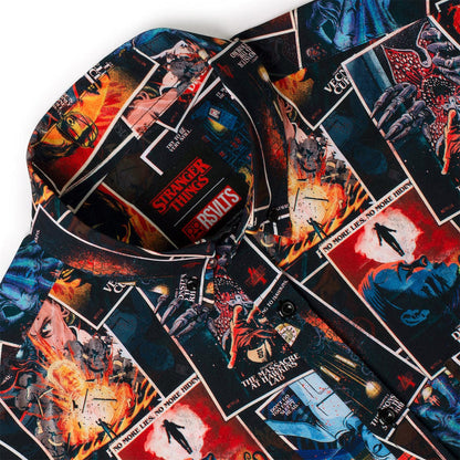 RSVLTS Stranger Things Short Sleeve Shirt Stranger Things "The Art of Four" – KUNUFLEX Short Sleeve Shirt Stranger Things "The Art of Four" – KUNUFLEX Short Sleeve Shirt
