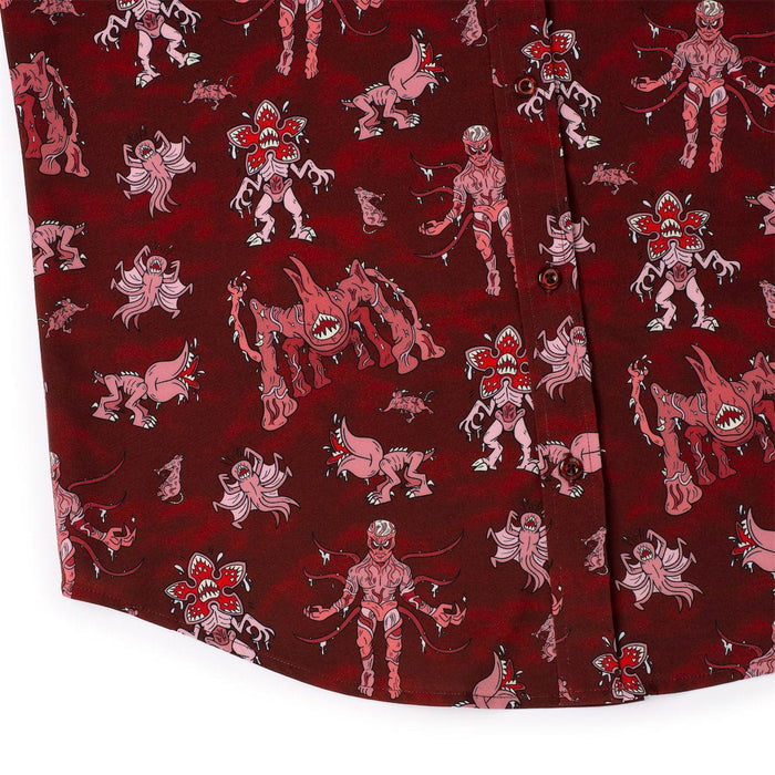 RSVLTS Stranger Things Short Sleeve Shirt Stranger Things "Danger Things" – KUNUFLEX Short Sleeve Shirt Stranger Things "Danger Things" – KUNUFLEX Short Sleeve Shirt