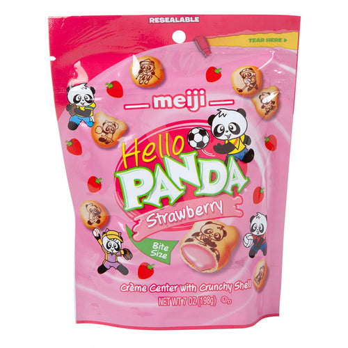 Strawberry Hello Panda 7oz Pouch - 6ct