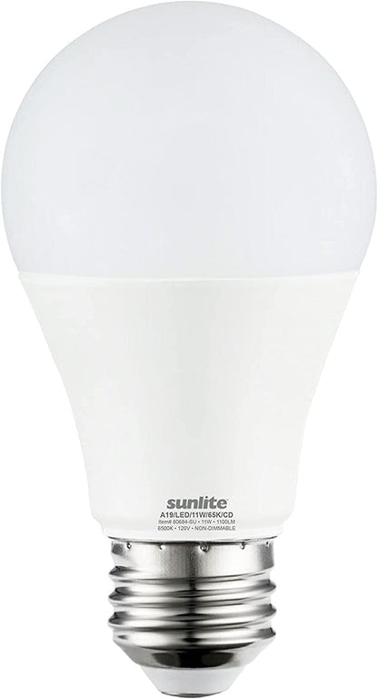 Sunlite LED Bulb 75 w  Upgrade to LED with this standard A19 shape household light bulb with medium base (E26). These non-dimmable bulbs are an energy efficient replacement for incandescent bulbs. At 11 watts, they use less energy  -80684 Hannah's Variety Store