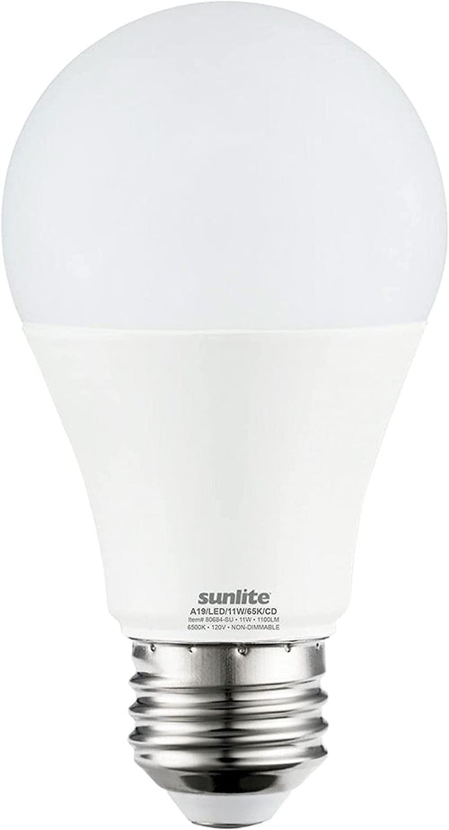 Sunlite LED Bulb 75 w  Upgrade to LED with this standard A19 shape household light bulb with medium base (E26). These non-dimmable bulbs are an energy efficient replacement for incandescent bulbs. At 11 watts, they use less energy  -80684 Hannah's Variety Store