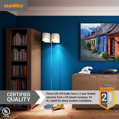 Sunlite LED Bulb 75 w  Upgrade to LED with this standard A19 shape household light bulb with medium base (E26). These non-dimmable bulbs are an energy efficient replacement for incandescent bulbs. At 11 watts, they use less energy  -80684 Hannah's Variety Store