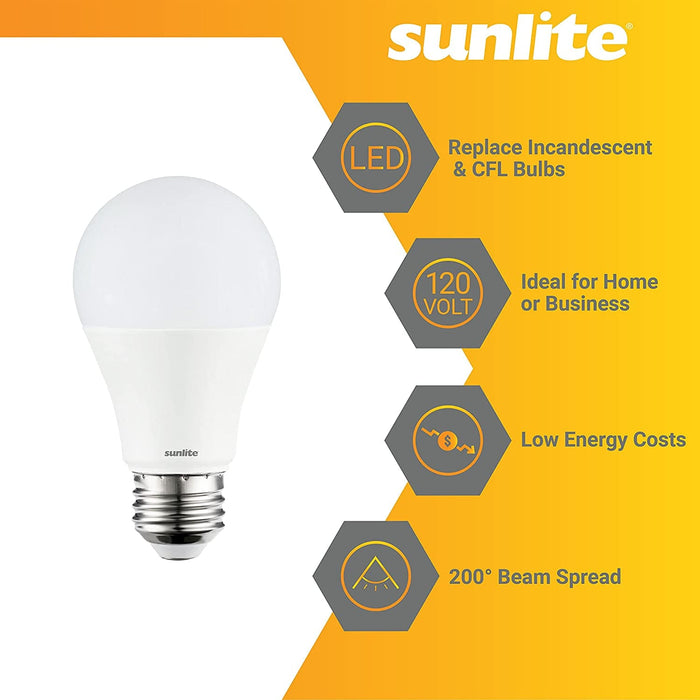 Sunlite LED Bulb 75 w  Upgrade to LED with this standard A19 shape household light bulb with medium base (E26). These non-dimmable bulbs are an energy efficient replacement for incandescent bulbs. At 11 watts, they use less energy  -80684 Hannah's Variety Store