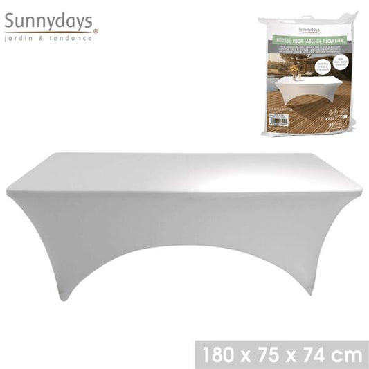 Sunnydays Spandex Table Cover - White