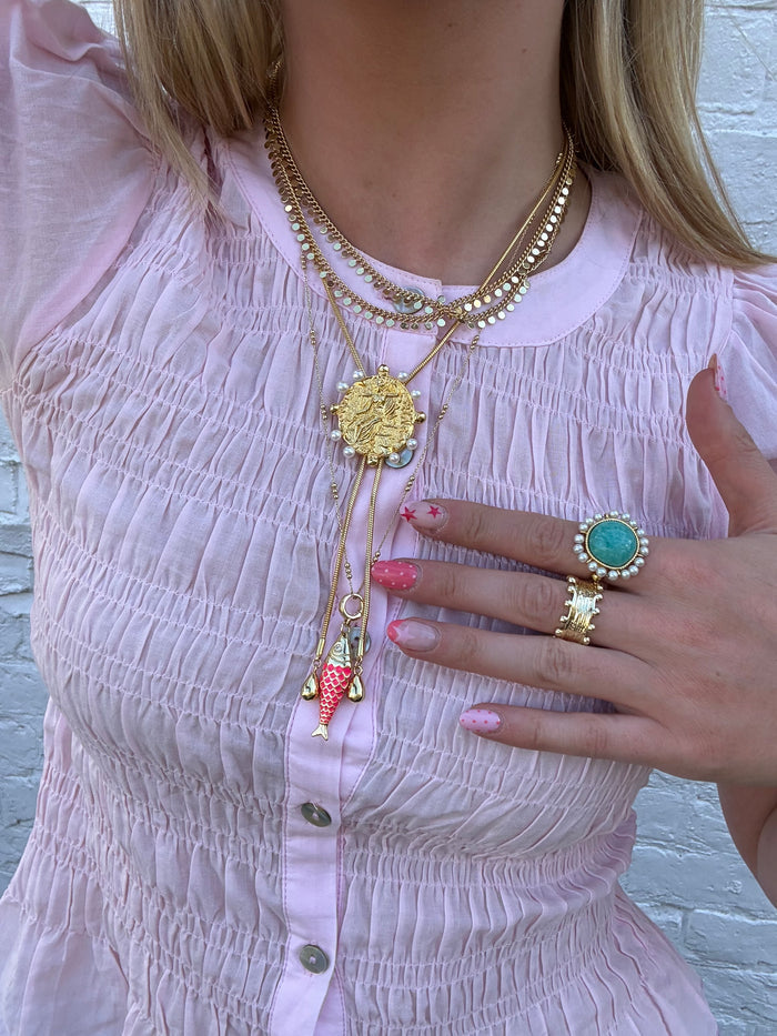 Sunset Fish Clip-On Charm