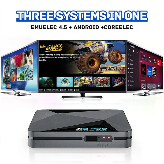 Super Console X2 Pro supports 3 systems in 1