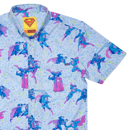 RSVLTS RSVLTS DC Superman™ "Superman vs. Bizarro™" – KUNUFLEX Short Sleeve Shirt