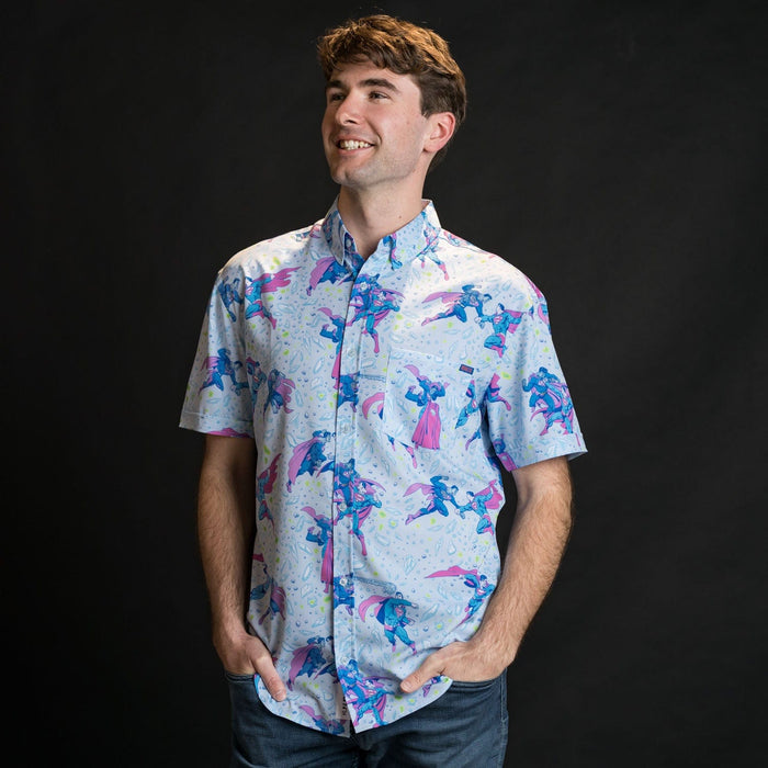 RSVLTS RSVLTS DC Superman™ "Superman vs. Bizarro™" – KUNUFLEX Short Sleeve Shirt