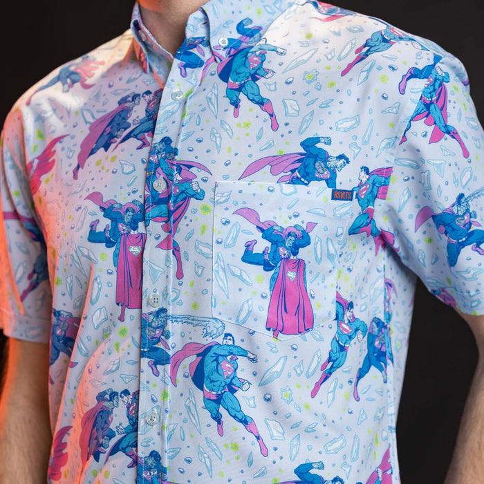 RSVLTS RSVLTS DC Superman™ "Superman vs. Bizarro™" – KUNUFLEX Short Sleeve Shirt