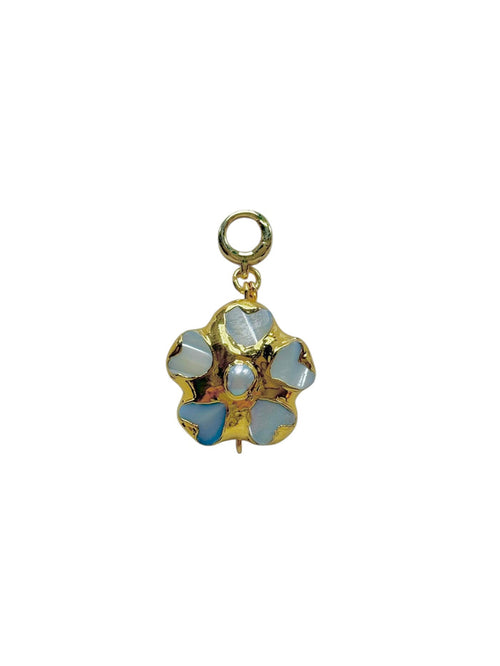 Sweetpea Flower Clip-On Charm