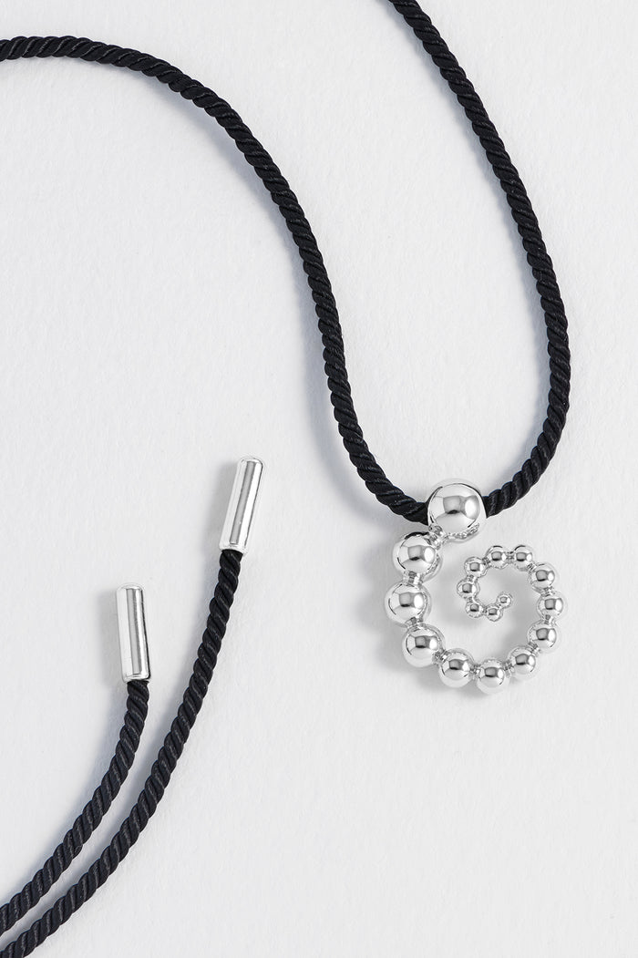 Swirl Cord Necklace