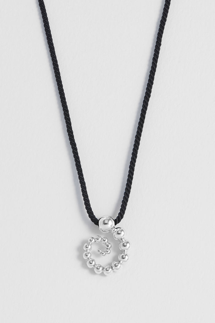 Swirl Cord Necklace
