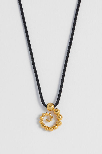 Swirl Cord Necklace