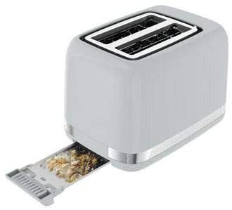 T-FAL 2 Slice Grey Soleil Toaster - Blemished package with full warranty - TT302E52