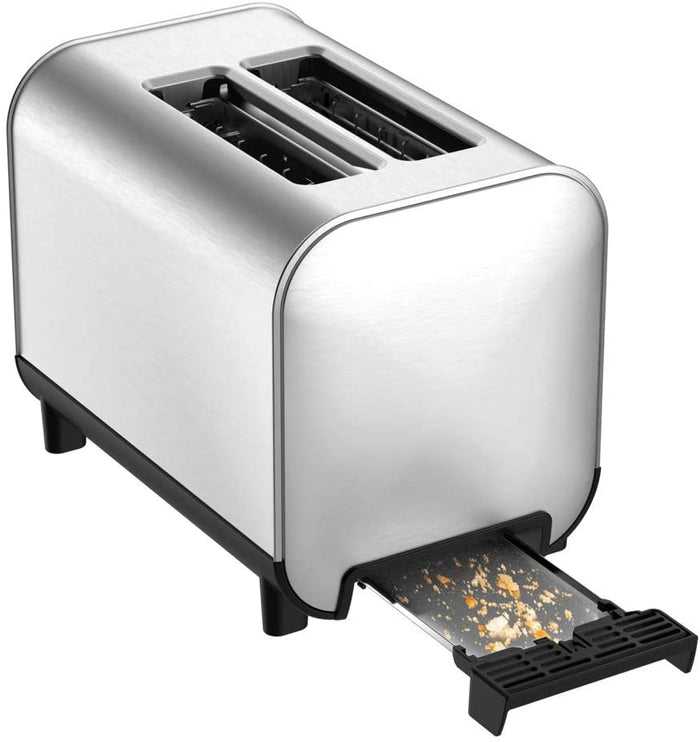 T-FAL 2 Slice Stainless Steel Toaster - Blemished package with full warranty - TT682D50