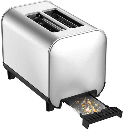 T-FAL 2 Slice Stainless Steel Toaster - Blemished package with full warranty - TT682D50