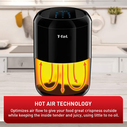 T-FAL Compact Digital Air Fryer 1.6L - Blemished package with full warranty - EY301850