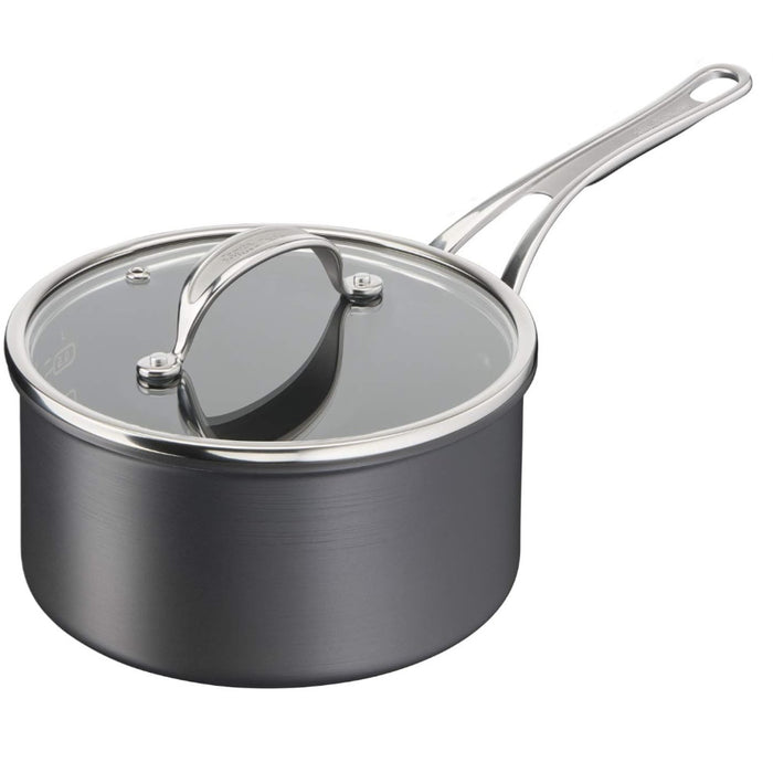 T-FAL H9125S44 Jamie Oliver Hard Anodized Cookware 9-Piece Set - Blemished package with full warranty