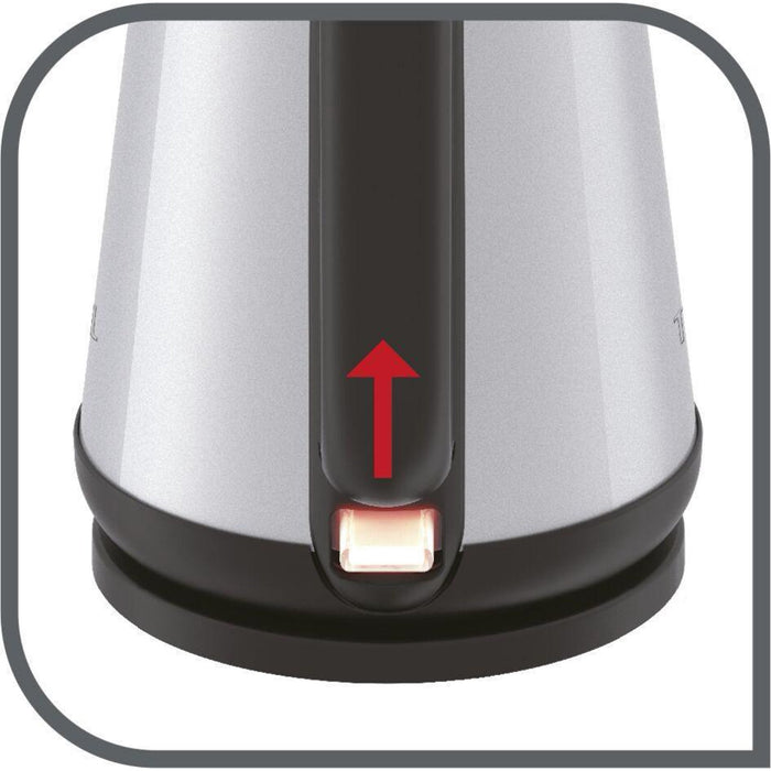 T-FAL Kettle Dual Wall 1.5l SS/BLK - Blemished package with full warranty - KI810D50