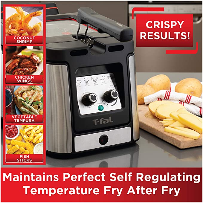 T-FAL Odorless Deep Fryer - Blemished package with full warranty - FR600D51