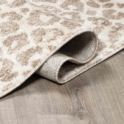 Tan Bonhill Leopard Print Area Rug [Online Only]