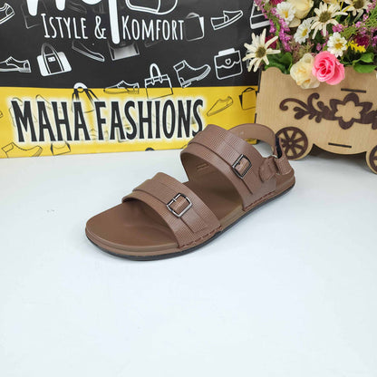 Tan Men Sandals - Maha fashions -