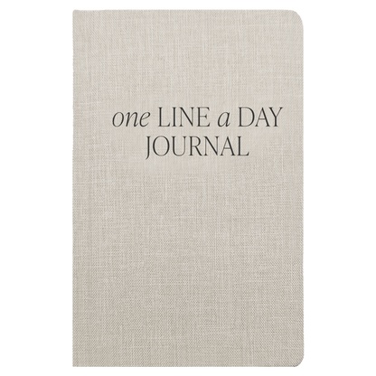 Tan One Line A Day Memory Journal [Online Only]