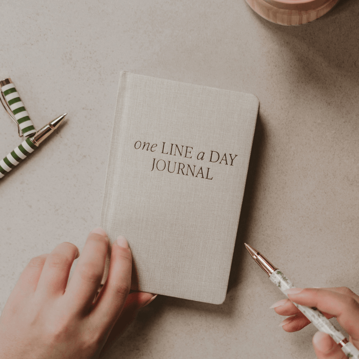 Tan One Line A Day Memory Journal [Online Only]