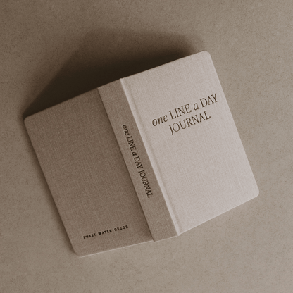 Tan One Line A Day Memory Journal [Online Only]