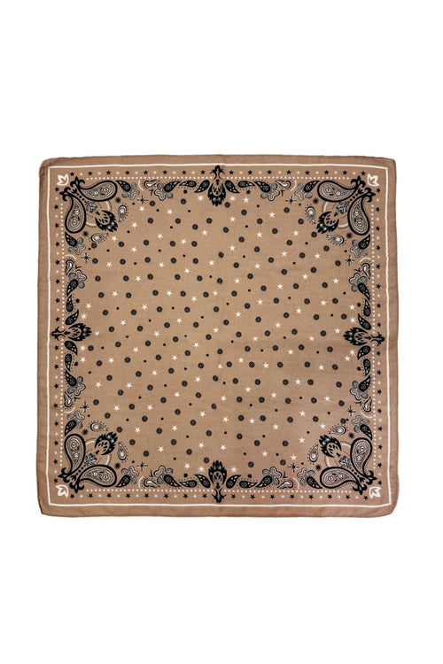 Tan Paisley Wildrag Bandana