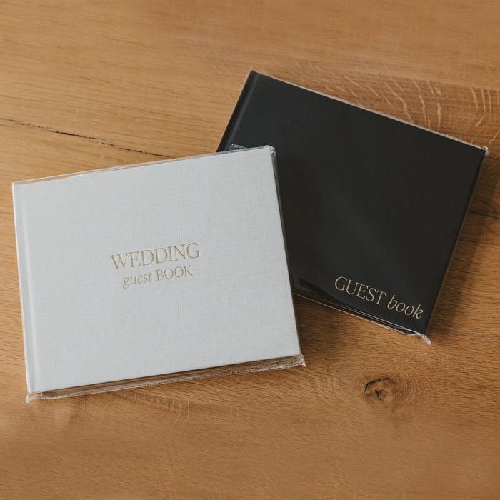 Tan Wedding Guestbook [Online Only]