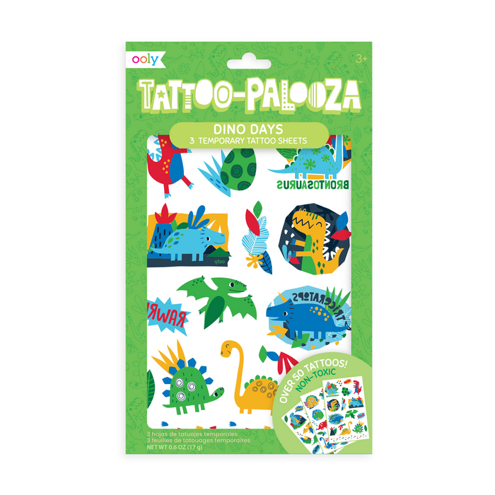 Tattoo-Palooza Temporary Tattoos - Funtastic Friends in product packaging