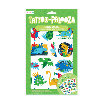 Tattoo-Palooza Temporary Tattoos - Funtastic Friends in product packaging