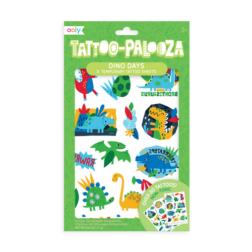 Tattoo-Palooza Temporary Tattoos - Funtastic Friends in product packaging