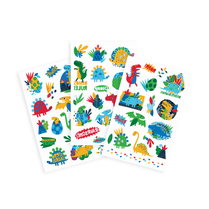 OOLY Tattoo-Palooza Temporary Tattoos - Funtastic Friends - 3 Sheets displayed