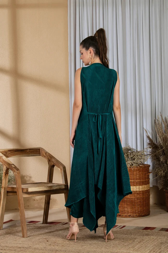 Teal Green Dress Set
