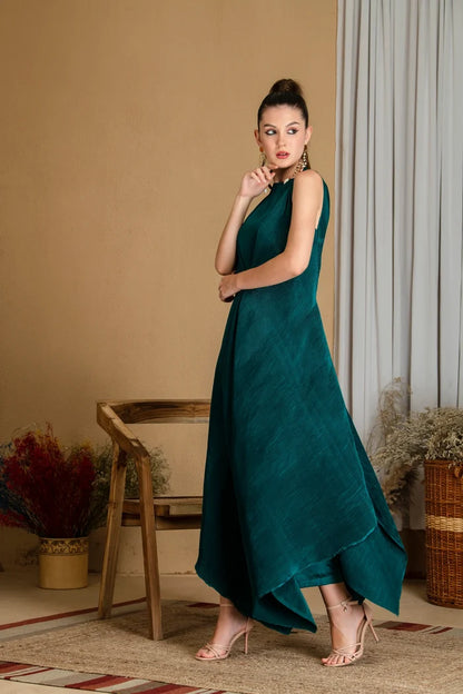 Teal Green Dress Set