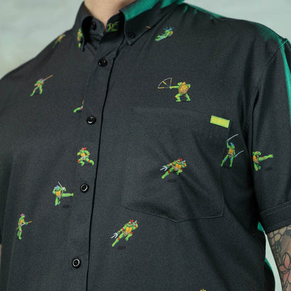 RSVLTS Nickelodeon Short Sleeve Shirt Teenage Mutant Ninja Turtles "Choose Your Turtle" – KUNUFLEX Short Sleeve Shirt
