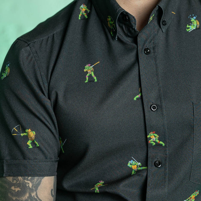 RSVLTS Nickelodeon Short Sleeve Shirt Teenage Mutant Ninja Turtles "Choose Your Turtle" – KUNUFLEX Short Sleeve Shirt