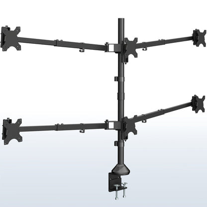Telescoping Hex Monitor Desk Mount