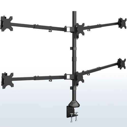 Telescoping Hex Monitor Desk Mount
