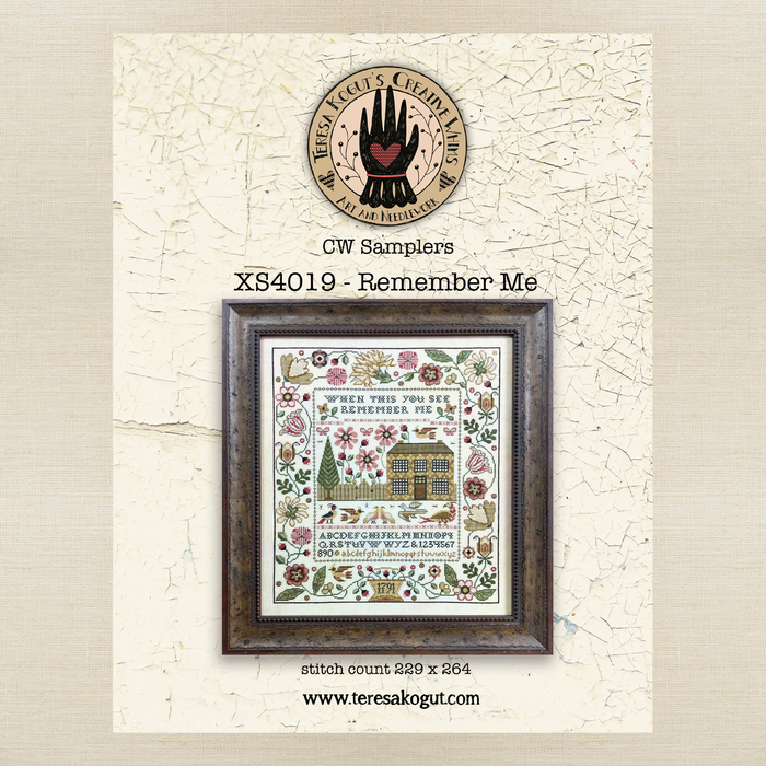 Teresa Kogut - Remember Me - Booklet Chart and/or Roxy Floss Conversion
