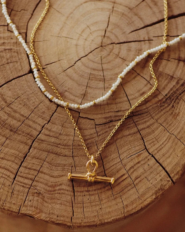 Andy Everyday Pearl Set | 18ct Gold Plated, Pearl Necklaces Missoma